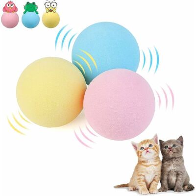 BRINSEA Jouet Chat Balles Interactives Pour Chats D'Intérieur Jouets Cataire Animaux De Compagnie Chaton Chiens Chaser Ball Jouets Avec Sons Pour Animaux De Compagnie 3 Boules Colorées, Ensoleillé - Publicité BRINSEA Jouet Chat Balles Interactives Pour Chats D'Intérieur Jouets Cataire Animaux De Compagnie Chaton Chiens Chaser Ball Jouets Avec Sons Pour Animaux De Compagnie 3 Boules Colorées, Ensoleillé - Publicité
