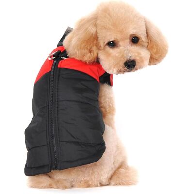 GRASSLIN 1 Veste Chien Imperméable Nylon Matelassée Hiver Anneau D Laisse Promenade - Publicité GRASSLIN 1 Veste Chien Imperméable Nylon Matelassée Hiver Anneau D Laisse Promenade - Publicité