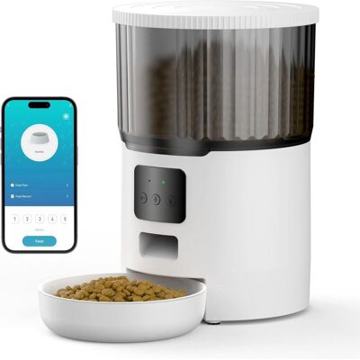 Melissa Distributeur Croquettes Chat Automatique Wifi, 4l, Pour Chien Avec Enregistrement 10s,programme D'Alimentation Personnalisé,10 Repas Par Jour,bouchon Rotatif,noir - Publicité Melissa Distributeur Croquettes Chat Automatique Wifi, 4l, Pour Chien Avec Enregistrement 10s,programme D'Alimentation Personnalisé,10 Repas Par Jour,bouchon Rotatif,noir - Publicité