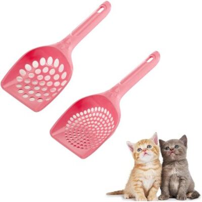Bunthaus 2 Pièce Pelles À Litière Pour Chat, Pelles En Plastique Pour Chat, Pelle Litiere Chat Plastique, Pelle À Litière Durable, Chat Litter Scoop,rose,pour Animaux - Publicité Bunthaus 2 Pièce Pelles À Litière Pour Chat, Pelles En Plastique Pour Chat, Pelle Litiere Chat Plastique, Pelle À Litière Durable, Chat Litter Scoop,rose,pour Animaux - Publicité