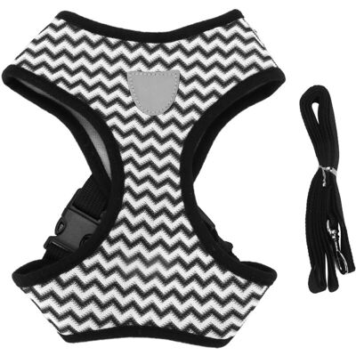 PELTOR Jeffergarden Harnais Réfléchissant Pour Chien Et Chat, Avec Laisse Anti-traction - Sécurité Accrue Pour Promenades Nocturnes - Taille S - Blanc - Publicité PELTOR Jeffergarden Harnais Réfléchissant Pour Chien Et Chat, Avec Laisse Anti-traction - Sécurité Accrue Pour Promenades Nocturnes - Taille S - Blanc - Publicité