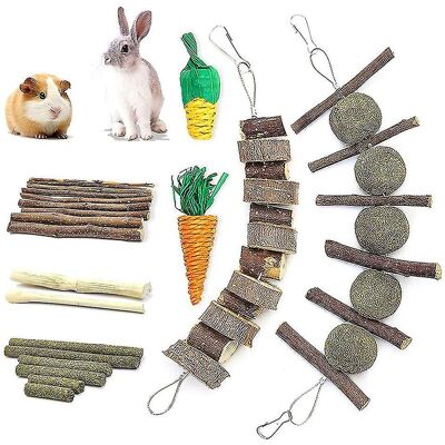 LISATR 7 Bâtonnets À Mâcher Pour Lapins, Boules De Foin Et Friandises Pour Lapins Et Chinchillas - Publicité LISATR 7 Bâtonnets À Mâcher Pour Lapins, Boules De Foin Et Friandises Pour Lapins Et Chinchillas - Publicité
