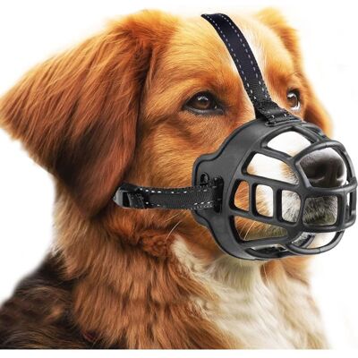 Vision Muselière Pour Chien, Museau, Muselière Panier Pour Petits, Moyens Et Grands Chiens Avec Sangles Réglables (taille 3,noir) - Publicité Vision Muselière Pour Chien, Museau, Muselière Panier Pour Petits, Moyens Et Grands Chiens Avec Sangles Réglables (taille 3,noir) - Publicité