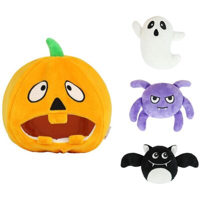 LISATR Jouet À Mâcher En Peluche Douce Pour Chien, Idéal Pour Halloween, Pour Chiots De Petite Et Moyenne Taille - Publicité LISATR Jouet À Mâcher En Peluche Douce Pour Chien, Idéal Pour Halloween, Pour Chiots De Petite Et Moyenne Taille - Publicité