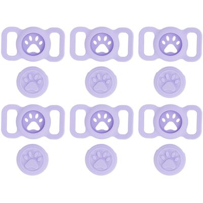 PELTOR Jeffergarden porte-collier Pour Airtag - 6 Pièces, Silicone Anti-perte Violet - Pour Chats Et Chiens - Publicité PELTOR Jeffergarden porte-collier Pour Airtag - 6 Pièces, Silicone Anti-perte Violet - Pour Chats Et Chiens - Publicité