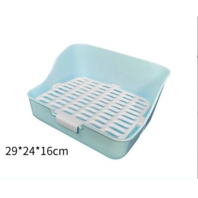 OEM Boîte À Litière De Lapin Facile À Nettoyer, Pour Apprendre À Utiliser La Toilette, Pour Petits Animaux/lapins/cochons D'Inde/furets - Publicité OEM Boîte À Litière De Lapin Facile À Nettoyer, Pour Apprendre À Utiliser La Toilette, Pour Petits Animaux/lapins/cochons D'Inde/furets - Publicité