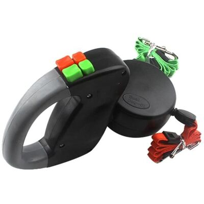 Cellfast Hililand Laisse Rétractable Pour Chien 3m Double Laisse Rétractable Pour Animaux De Compagnie Corde À Enroulement Automatique - Publicité Cellfast Hililand Laisse Rétractable Pour Chien 3m Double Laisse Rétractable Pour Animaux De Compagnie Corde À Enroulement Automatique - Publicité