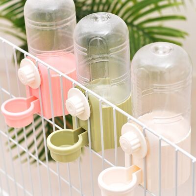 OEM Bouteille D’eau Silencieuse Pour Chinchilla Avec Bol, Petit Format Couleur Rose Cerisier - Publicité OEM Bouteille D’eau Silencieuse Pour Chinchilla Avec Bol, Petit Format Couleur Rose Cerisier - Publicité