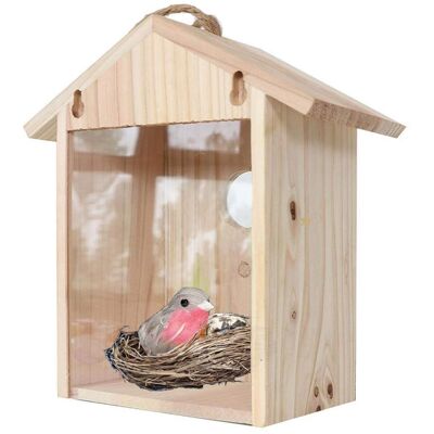 VISTRECK Nid Suspendu Colibri – Bois – Maison Élevage / Repos – Extérieur Jardin – Famille - Publicité VISTRECK Nid Suspendu Colibri – Bois – Maison Élevage / Repos – Extérieur Jardin – Famille - Publicité