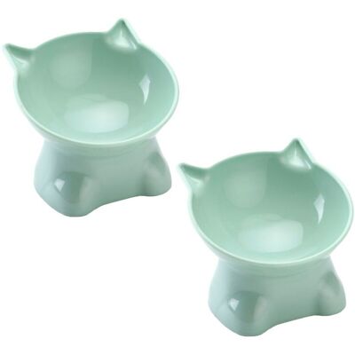 FOGSHIELD Katzennapf Set Augmente Katzennapf En Plastique Bol De Nourriture Katzennapf - Gamelles Des Chats(type:style3) - Publicité FOGSHIELD Katzennapf Set Augmente Katzennapf En Plastique Bol De Nourriture Katzennapf - Gamelles Des Chats(type:style3) - Publicité