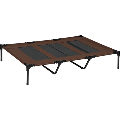 ARRIGONI Lit Sur Pieds Xxl Pour Chien Chat Lit De Camp Animal 122l X 92l X 23h Cm Marron Clair - Publicité ARRIGONI Lit Sur Pieds Xxl Pour Chien Chat Lit De Camp Animal 122l X 92l X 23h Cm Marron Clair - Publicité