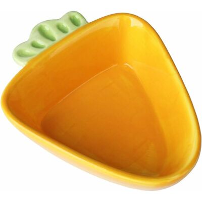 ENLENK Gamelle En Céramique Pour Animal Domestique - Carotte - Gamelle En Céramique Pour Hamster, Cochon D'Inde, Rat, Lapin - Publicité ENLENK Gamelle En Céramique Pour Animal Domestique - Carotte - Gamelle En Céramique Pour Hamster, Cochon D'Inde, Rat, Lapin - Publicité