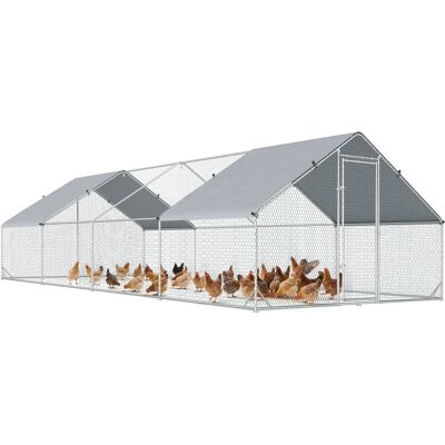 ARRIGONI Enclos Poulailler Chenil Volière Extérieur 24 M² - Parc Grillagé Dim. 3l X 8l X 2h M - Espace Couvert - Acier Galvanisé - Publicité ARRIGONI Enclos Poulailler Chenil Volière Extérieur 24 M² - Parc Grillagé Dim. 3l X 8l X 2h M - Espace Couvert - Acier Galvanisé - Publicité