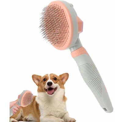 BRINSEA Toilettage Pour Animaux Compagnie, Brosse Dépilatoire Pour Chien Et Chat, Outil Démêlage Sous-poil À Poignée Antidérapante, Brosses Massage Autonettoyantes Pour Animaux - Publicité BRINSEA Toilettage Pour Animaux Compagnie, Brosse Dépilatoire Pour Chien Et Chat, Outil Démêlage Sous-poil À Poignée Antidérapante, Brosses Massage Autonettoyantes Pour Animaux - Publicité