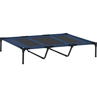 ARRIGONI Lit Sur Pieds Xxl Pour Chien Chat Lit De Camp Animal 122l X 92l X 23h Cm Bleu Foncé - Publicité ARRIGONI Lit Sur Pieds Xxl Pour Chien Chat Lit De Camp Animal 122l X 92l X 23h Cm Bleu Foncé - Publicité