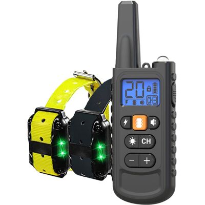 TOIVIZE Collier De Dressage Pour Chiens Rechargeable,portée De 3000m,avec Mode Vibration,son,choc Statique Et Lumière,ipx67 Résistant À L’eau,adapté Aux Chiens De Petites Et Moyennes Tailles - Publicité TOIVIZE Collier De Dressage Pour Chiens Rechargeable,portée De 3000m,avec Mode Vibration,son,choc Statique Et Lumière,ipx67 Résistant À L’eau,adapté Aux Chiens De Petites Et Moyennes Tailles - Publicité