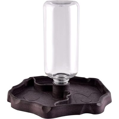 Melissa Distributeur D'Eau Pour Reptile, Abreuvoir Tortue, Mangeoire Gamelle Tortue Terrestre Distributeur 2 En 1 De Nourriture Anti Debordement Plastique Bol Accessoire - Brun - Publicité Melissa Distributeur D'Eau Pour Reptile, Abreuvoir Tortue, Mangeoire Gamelle Tortue Terrestre Distributeur 2 En 1 De Nourriture Anti Debordement Plastique Bol Accessoire - Brun - Publicité