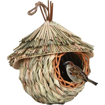 OEM Maison De Colibri Extérieure, Accrochez Les Poches De Nid D'Oiseau Cage De Cabane À Oiseaux Naturelle Extérieure - Publicité OEM Maison De Colibri Extérieure, Accrochez Les Poches De Nid D'Oiseau Cage De Cabane À Oiseaux Naturelle Extérieure - Publicité