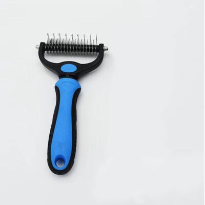 BRINSEA Brosse Chien Brosse Chat, Peigne Déméloir Chien Professionnel Et Brosse Chien Poil Long, Râteau De Toilettage Pour Chien Et Chat Enlever Le Sous-poil Des Animaux De Compagnie(bleu) - Publicité BRINSEA Brosse Chien Brosse Chat, Peigne Déméloir Chien Professionnel Et Brosse Chien Poil Long, Râteau De Toilettage Pour Chien Et Chat Enlever Le Sous-poil Des Animaux De Compagnie(bleu) - Publicité