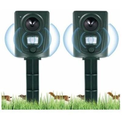 Scotch 2023 2x Répulsif À Ultrasons Pour Chats De Jardin, Répulsif Pour Chats Avec Piquet De Terre Pour Empêcher Les Chiens Et Les Chats, Les Oiseaux, Pour Les Jardins, Les Champs, Les Pépin - Publicité Scotch 2023 2x Répulsif À Ultrasons Pour Chats De Jardin, Répulsif Pour Chats Avec Piquet De Terre Pour Empêcher Les Chiens Et Les Chats, Les Oiseaux, Pour Les Jardins, Les Champs, Les Pépin - Publicité