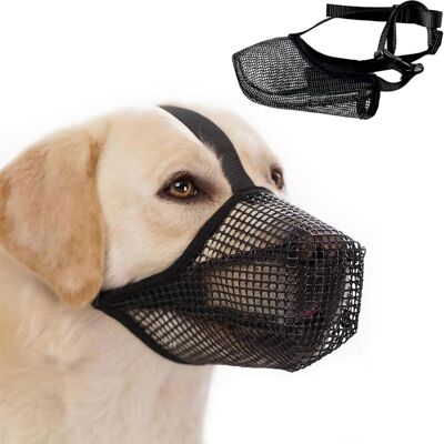 Vision Muselière Pour Chien, Muselière Panier Pour Chiens, Muselière Chiens Nylon, Muselière Respirante Avec Sangles Réglables Pour Éviter Les Morsures, La Mastication Et Les Aboiements - Publicité Vision Muselière Pour Chien, Muselière Panier Pour Chiens, Muselière Chiens Nylon, Muselière Respirante Avec Sangles Réglables Pour Éviter Les Morsures, La Mastication Et Les Aboiements - Publicité