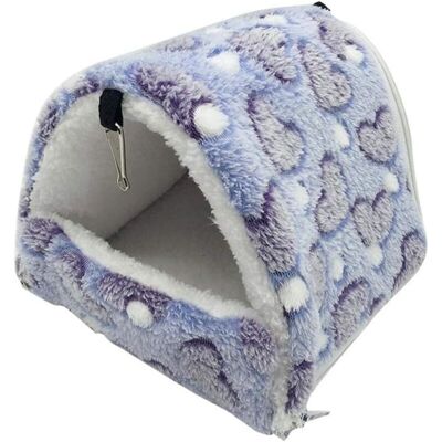 Andiamo Couchage Rongeur Peluche Petite Maison Hamster Hamac Jouet Lit Cabane Pour Cochon D'Inde Lapin Chinchilla Furet. Violet S - Publicité Andiamo Couchage Rongeur Peluche Petite Maison Hamster Hamac Jouet Lit Cabane Pour Cochon D'Inde Lapin Chinchilla Furet. Violet S - Publicité