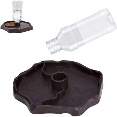 FOGSHIELD Lntyq Distributeur D'Eau Pour Reptiles, Bouteille D'Eau Pour Reptiles, Plat En Plastique Abreuvoir, Abreuvoir Tortue, Pour Lézard De Tortue Caméléon Gecko - Publicité FOGSHIELD Lntyq Distributeur D'Eau Pour Reptiles, Bouteille D'Eau Pour Reptiles, Plat En Plastique Abreuvoir, Abreuvoir Tortue, Pour Lézard De Tortue Caméléon Gecko - Publicité