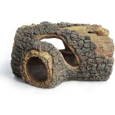 LAVVE Tronc D'Arbre Creux En Résine Pour Poisson Betta, Accessoires Pour Aquarium, Maison En Bois - Publicité LAVVE Tronc D'Arbre Creux En Résine Pour Poisson Betta, Accessoires Pour Aquarium, Maison En Bois - Publicité