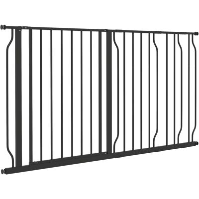 HEAT Barrière De Sécurité Pour Animaux, Longueur Réglable, Dimensions 145 Cm (l) X 76 Cm (h), Noire - Publicité HEAT Barrière De Sécurité Pour Animaux, Longueur Réglable, Dimensions 145 Cm (l) X 76 Cm (h), Noire - Publicité