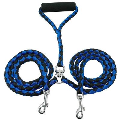 BRINSEA Un Glisser Deux Laisse De Chien À Deux Têtes Laisse De Chien Pour Animaux De Compagnie Corde À Deux Têtes( Bleu) - Publicité BRINSEA Un Glisser Deux Laisse De Chien À Deux Têtes Laisse De Chien Pour Animaux De Compagnie Corde À Deux Têtes( Bleu) - Publicité