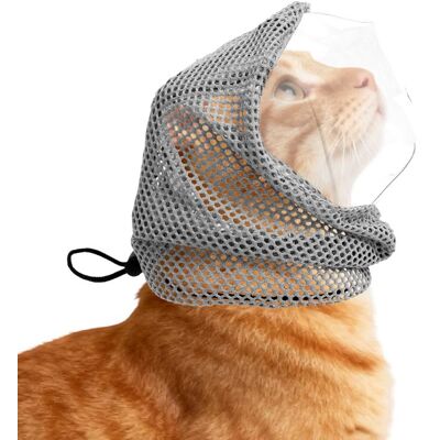 OEM Muselière Ajustable Chat, Masque Transparent Anti-morsure, Protection Respirante (taille M) - Publicité OEM Muselière Ajustable Chat, Masque Transparent Anti-morsure, Protection Respirante (taille M) - Publicité