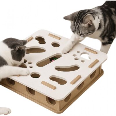 OEM Jouet Logique En Feutrine Pour Chats, Balles À Clochettes, Labyrinthe, Pour L'Exercice Kot28 - Publicité OEM Jouet Logique En Feutrine Pour Chats, Balles À Clochettes, Labyrinthe, Pour L'Exercice Kot28 - Publicité