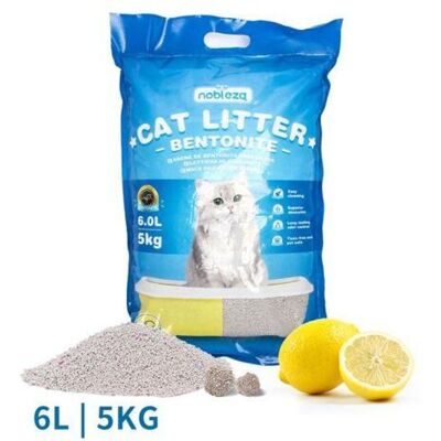 SCORPIO Litière Pour Chat À La Bentonite Au Citron 5kg Litière Fine Pour Chats Litière Pour Chat - Publicité SCORPIO Litière Pour Chat À La Bentonite Au Citron 5kg Litière Fine Pour Chats Litière Pour Chat - Publicité