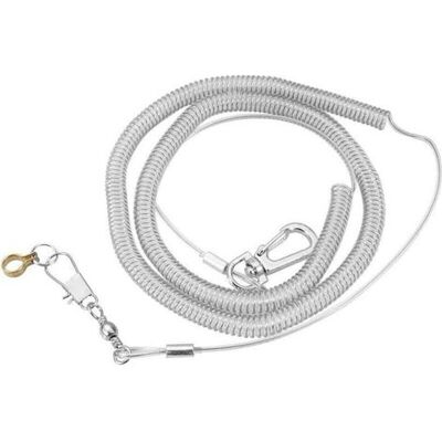 FANGMEDIA Harnais Pour Oiseaux Anti-morsures Et Anti-mouches, Corde De Dressage Pour Animaux De Compagnie, Chevillère Pour Calopsitte, Perruche, Ara, Inséparable, Fournitures Pour Oiseaux (6,5 Mm) - Publicité FANGMEDIA Harnais Pour Oiseaux Anti-morsures Et Anti-mouches, Corde De Dressage Pour Animaux De Compagnie, Chevillère Pour Calopsitte, Perruche, Ara, Inséparable, Fournitures Pour Oiseaux (6,5 Mm) - Publicité