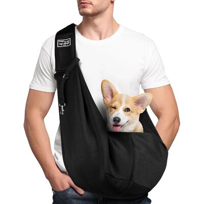 Vision Sac De Transport Pour Chien Chat, Réglable Sac À Bandoulière Mains Libres Petit Chien, Pour Chiens/chats De Taille Moyenne Jusqu'à 7,5 Kg, Pour L'Extérieur, Les Voyages, Le Métro (noir) - Publicité Vision Sac De Transport Pour Chien Chat, Réglable Sac À Bandoulière Mains Libres Petit Chien, Pour Chiens/chats De Taille Moyenne Jusqu'à 7,5 Kg, Pour L'Extérieur, Les Voyages, Le Métro (noir) - Publicité