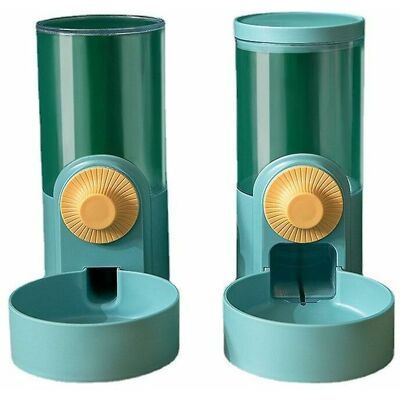 DELKEVIC Chargeur Automatique Pour Animaux De Compagnie Et Alimentations En Eau Ensemble D’alimentation En Cage Suspendue - Publicité DELKEVIC Chargeur Automatique Pour Animaux De Compagnie Et Alimentations En Eau Ensemble D’alimentation En Cage Suspendue - Publicité