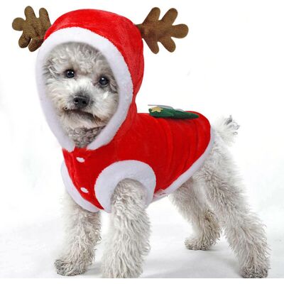 FOGSHIELD (m) Tenues De Noël Pour Chien, Chat, Costume De Noël Pour Chien, Pulls De Noël, Manteau À Capuche, Chapeau, Vêtements Pour Animaux De Compagnie, Renne, Déguisement Amusant De Père Noël, Cosplay - Publicité FOGSHIELD (m) Tenues De Noël Pour Chien, Chat, Costume De Noël Pour Chien, Pulls De Noël, Manteau À Capuche, Chapeau, Vêtements Pour Animaux De Compagnie, Renne, Déguisement Amusant De Père Noël, Cosplay - Publicité
