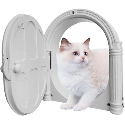 SANS MARQUE Chatières Pour Porte, Porte Pour Porte Intérie, Portes Sans Rabat Pour Animaux De Compagnie Pour Petits Chats Jusqu'à 20 Lb, Installation Facile, Bloquant Les Ods De Litière De Chien Et De C - Publicité SANS MARQUE Chatières Pour Porte, Porte Pour Porte Intérie, Portes Sans Rabat Pour Animaux De Compagnie Pour Petits Chats Jusqu'à 20 Lb, Installation Facile, Bloquant Les Ods De Litière De Chien Et De C - Publicité