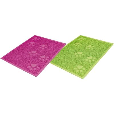 GRASSLIN 1 Tapis De Litière Pour Chat 40x30cm Fibres Pvc Capture Sable Compatible Toilette Hygiénique Maison - Publicité GRASSLIN 1 Tapis De Litière Pour Chat 40x30cm Fibres Pvc Capture Sable Compatible Toilette Hygiénique Maison - Publicité