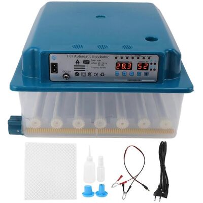 LEDE Incubateur 36 Œufs Abs Numérique Pour Volailles Avec Contrôle Automatique De La Température, Double Système Électrique Pour Poulets, Oies Et Canards, Bleu, Prise Ue 25 - Publicité LEDE Incubateur 36 Œufs Abs Numérique Pour Volailles Avec Contrôle Automatique De La Température, Double Système Électrique Pour Poulets, Oies Et Canards, Bleu, Prise Ue 25 - Publicité
