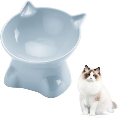 GRASSLIN 1 Gamelle Surélevée Pour Chat, Inclinaison 15°, Résine Anti-dérapante, Nourriture Et Eau, Chats Et Chiots - Publicité GRASSLIN 1 Gamelle Surélevée Pour Chat, Inclinaison 15°, Résine Anti-dérapante, Nourriture Et Eau, Chats Et Chiots - Publicité