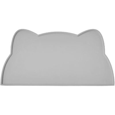 Vision Tapis De Nourriture Pour Chat, Tapis D'Alimentation En Silicone Pour Animaux De Compagnie, Antidérapant Et Imperméable, Coussin Pour Gamelle D'Eau Pour Chien (44 X 24 Cm, Gris) - Publicité Vision Tapis De Nourriture Pour Chat, Tapis D'Alimentation En Silicone Pour Animaux De Compagnie, Antidérapant Et Imperméable, Coussin Pour Gamelle D'Eau Pour Chien (44 X 24 Cm, Gris) - Publicité