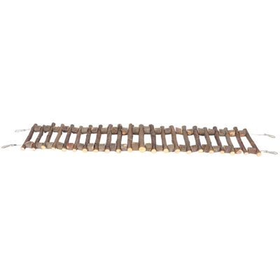 PELTOR Jeffergarden Chelle D'Escalade Pour Animaux De Compagnie, Meulage Des Dents, Pont D'Échelle En Bois Flexible Et Durable Pour Perroquet Chinchilla 70cm / 27,6 Pouces - Publicité PELTOR Jeffergarden Chelle D'Escalade Pour Animaux De Compagnie, Meulage Des Dents, Pont D'Échelle En Bois Flexible Et Durable Pour Perroquet Chinchilla 70cm / 27,6 Pouces - Publicité