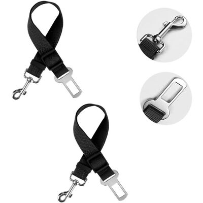Melissa Ceinture Chien Voiture, Harnais Voiture Chien Voiture Universel, Ceinture De Sécurité Chien Indéchirable Durable Réglable 50-90cm Pour Tous Les Chiens Et Chats, Nylon Noir - Publicité Melissa Ceinture Chien Voiture, Harnais Voiture Chien Voiture Universel, Ceinture De Sécurité Chien Indéchirable Durable Réglable 50-90cm Pour Tous Les Chiens Et Chats, Nylon Noir - Publicité