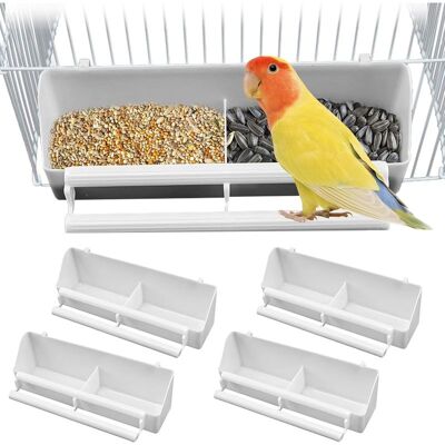 Vision Ensemble De 4 Mangeoires Pour Oiseaux : Colonne De Nourriture Avec Support - Accessoires De Suspension Pour Cage À Oiseaux - Mangeoire - Abreuvoir Pour Perroquets Et Oiseaux - Publicité Vision Ensemble De 4 Mangeoires Pour Oiseaux : Colonne De Nourriture Avec Support - Accessoires De Suspension Pour Cage À Oiseaux - Mangeoire - Abreuvoir Pour Perroquets Et Oiseaux - Publicité