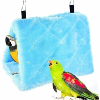 OEM Nid D'Oiseau Chaud Pour L'Hiver, Abri Pour Perroquets, Perruches, Calopsittes, Amazones, Cacatoès, Canaris, Inséparables, Pinsons, Cage À Jouets Bleue - Publicité OEM Nid D'Oiseau Chaud Pour L'Hiver, Abri Pour Perroquets, Perruches, Calopsittes, Amazones, Cacatoès, Canaris, Inséparables, Pinsons, Cage À Jouets Bleue - Publicité