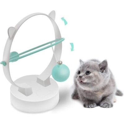 ABYSSE Jouets Interactifs Pour Chats D'Intérieur - Balançoire Cinétique Automatique - Jouets Électroniques - Attaches À Plumes - Jouet Pour Chat (vert) - Publicité ABYSSE Jouets Interactifs Pour Chats D'Intérieur - Balançoire Cinétique Automatique - Jouets Électroniques - Attaches À Plumes - Jouet Pour Chat (vert) - Publicité
