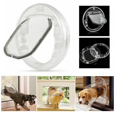 Vision Porte Chatière Pour Chats Chiens Animal De Compagnie, Grande Porte Chatière Pour Fenêtres Portes Coulissantes En Verre Avec 4 Possibilités De Verrouillage, Chatière Pour Chat Contrôlable - Publicité Vision Porte Chatière Pour Chats Chiens Animal De Compagnie, Grande Porte Chatière Pour Fenêtres Portes Coulissantes En Verre Avec 4 Possibilités De Verrouillage, Chatière Pour Chat Contrôlable - Publicité