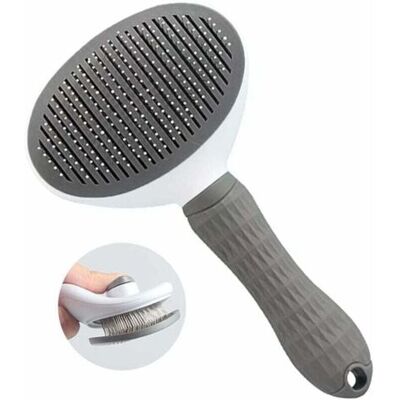 ABYSSE Brosse Chat Brosse Chien,autonettoyante Toilettage Massante Peigne,enlèvement Efficace Des Poils Morts Et Poils Tomentose, Adapté Pour Les Chiens Chats Cheveux Courts Et Longs, Ensoleillé - Publicité ABYSSE Brosse Chat Brosse Chien,autonettoyante Toilettage Massante Peigne,enlèvement Efficace Des Poils Morts Et Poils Tomentose, Adapté Pour Les Chiens Chats Cheveux Courts Et Longs, Ensoleillé - Publicité