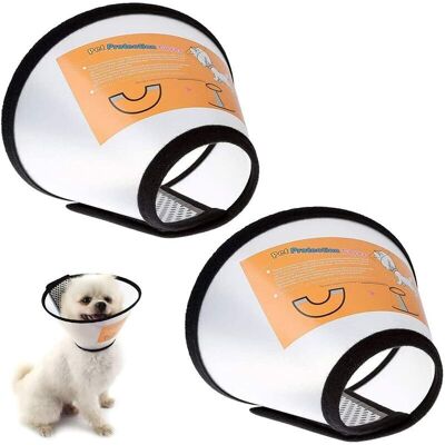 BRINSEA Pièces Collier De Cône De Chat Réglable Collier De Protection Pour Animaux De Compagnie En Plastique Pour Petit Moyen Chien Et Chat - Publicité BRINSEA Pièces Collier De Cône De Chat Réglable Collier De Protection Pour Animaux De Compagnie En Plastique Pour Petit Moyen Chien Et Chat - Publicité